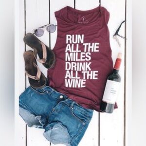 Sarah Marie Design Studio sleeveless running wine tank (from Rundisney expo)